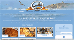 Desktop Screenshot of biscuiteriedequiberon.com