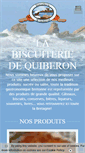 Mobile Screenshot of biscuiteriedequiberon.com